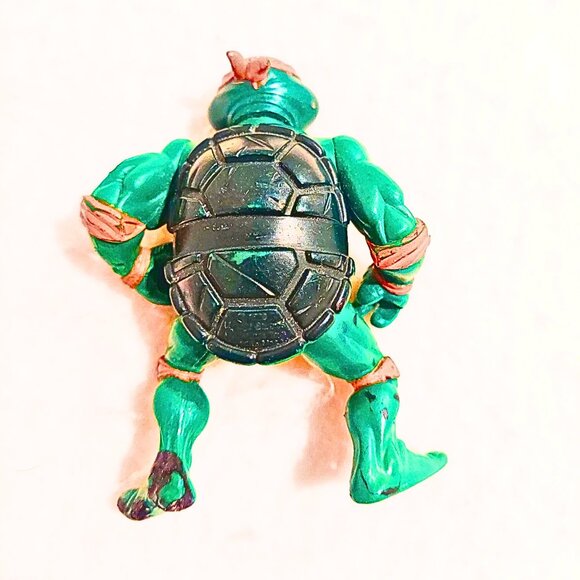1988 TMNT Playmates Lot of 3 Figures Raphael Leonardo Michelangelo Parts/Repair - Picture 6 of 9